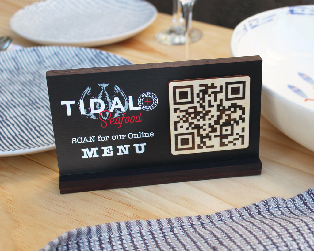 QR Code Menu Signs
